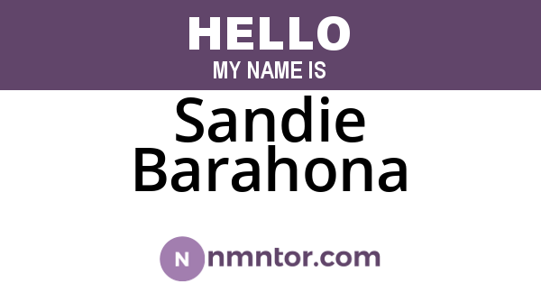 Sandie Barahona