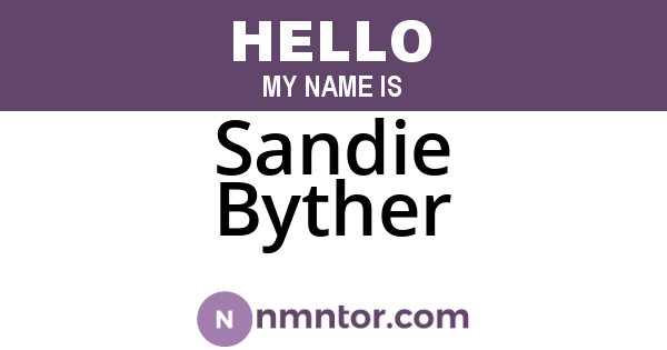Sandie Byther