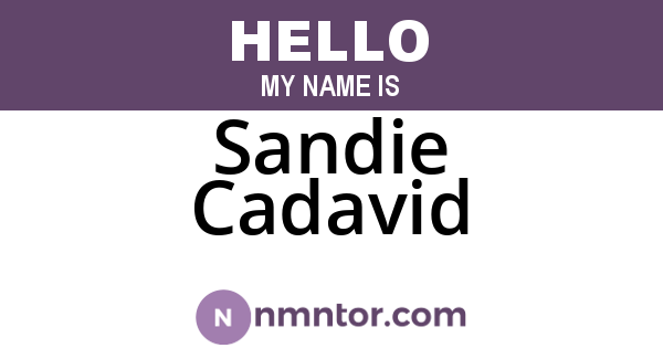 Sandie Cadavid