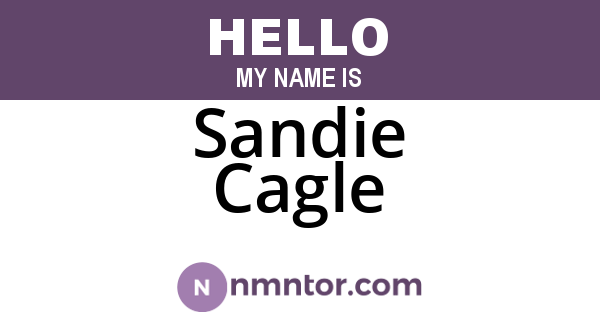 Sandie Cagle