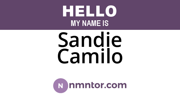 Sandie Camilo