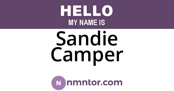 Sandie Camper