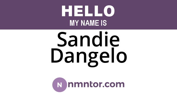 Sandie Dangelo