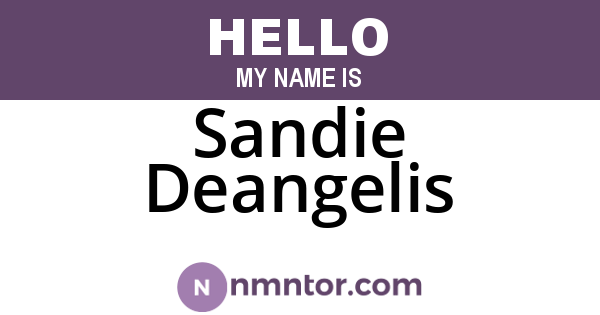 Sandie Deangelis