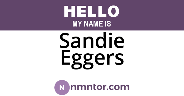Sandie Eggers