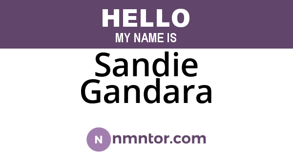 Sandie Gandara