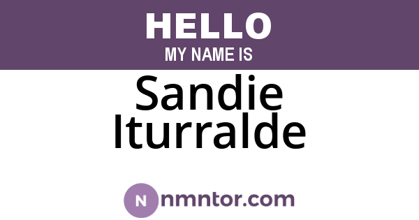 Sandie Iturralde