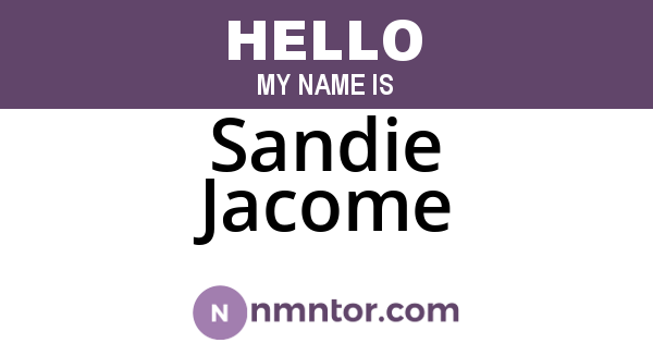 Sandie Jacome