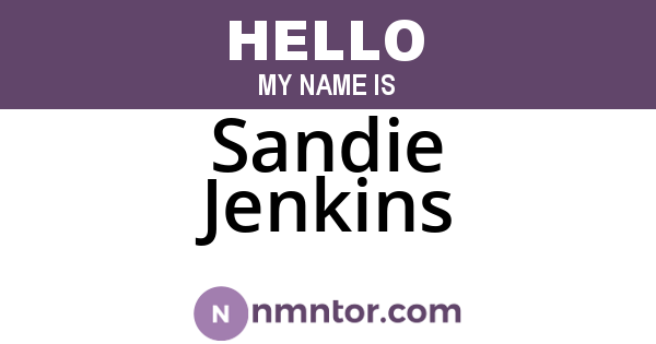 Sandie Jenkins