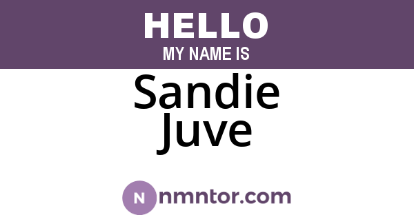 Sandie Juve