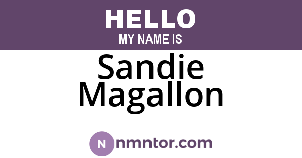 Sandie Magallon