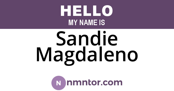 Sandie Magdaleno