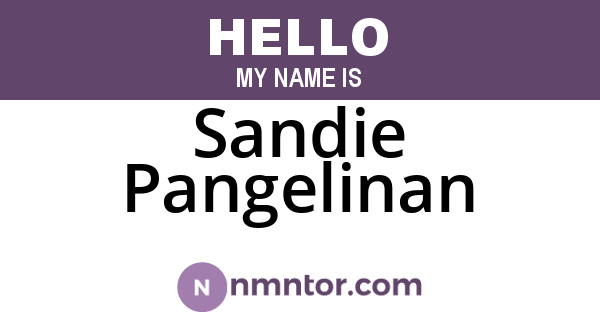 Sandie Pangelinan
