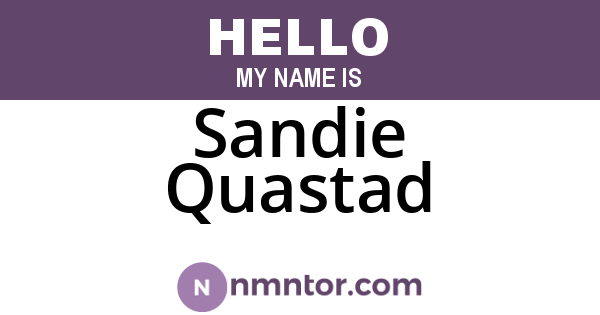 Sandie Quastad