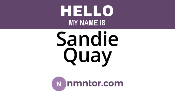 Sandie Quay