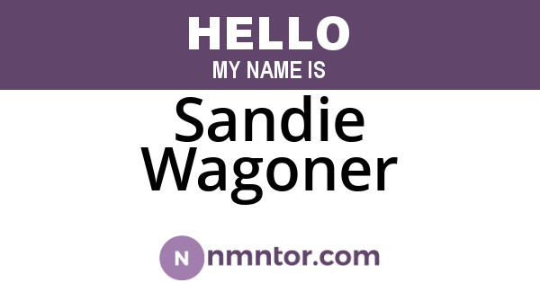 Sandie Wagoner