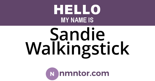 Sandie Walkingstick