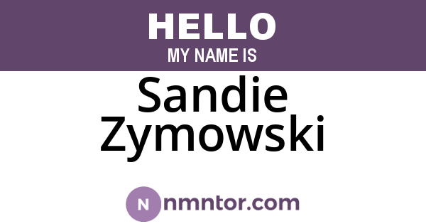 Sandie Zymowski