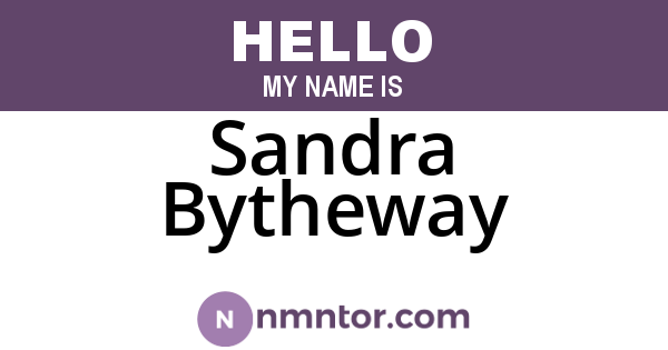 Sandra Bytheway