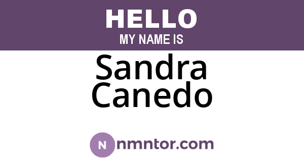 Sandra Canedo