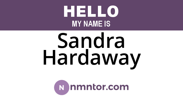 Sandra Hardaway