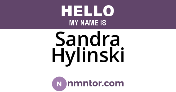 Sandra Hylinski
