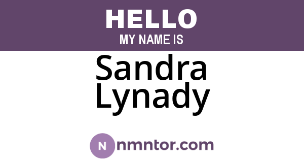 Sandra Lynady