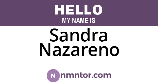 Sandra Nazareno