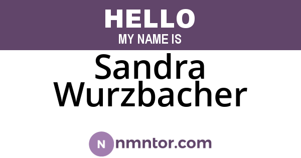 Sandra Wurzbacher