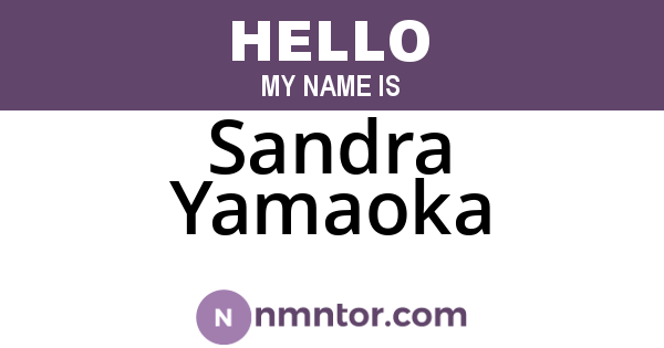 Sandra Yamaoka