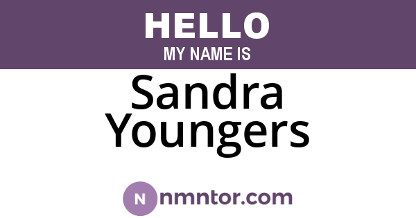 Sandra Youngers