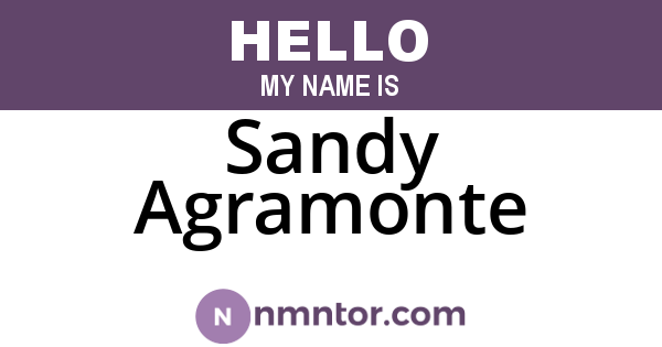 Sandy Agramonte