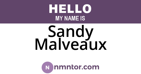 Sandy Malveaux