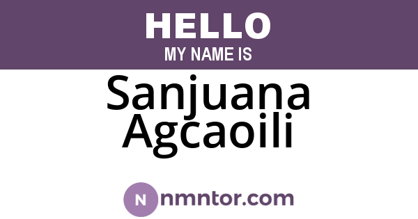 Sanjuana Agcaoili