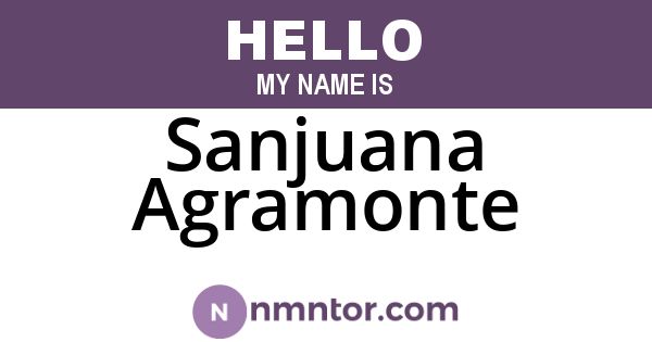 Sanjuana Agramonte