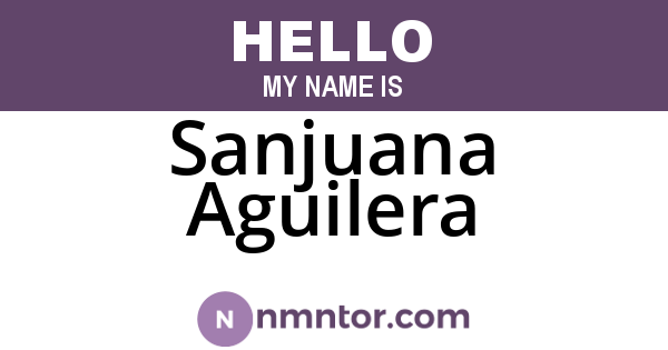 Sanjuana Aguilera