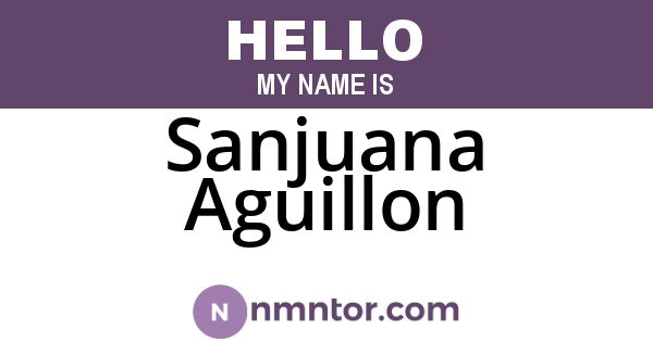 Sanjuana Aguillon