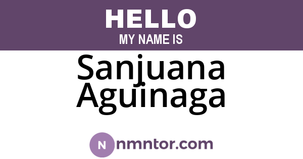 Sanjuana Aguinaga