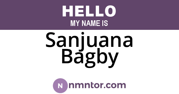 Sanjuana Bagby