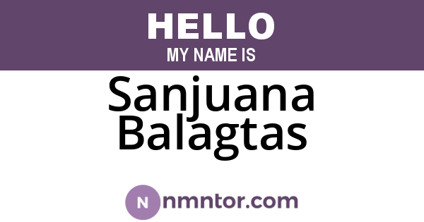 Sanjuana Balagtas