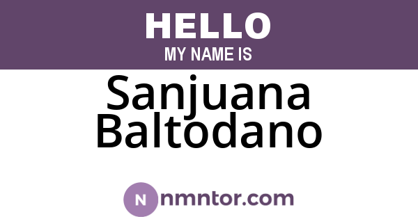 Sanjuana Baltodano