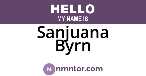 Sanjuana Byrn
