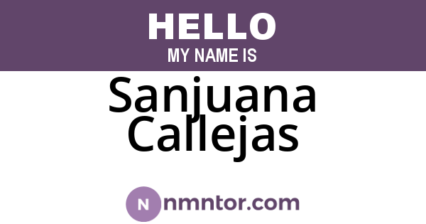 Sanjuana Callejas