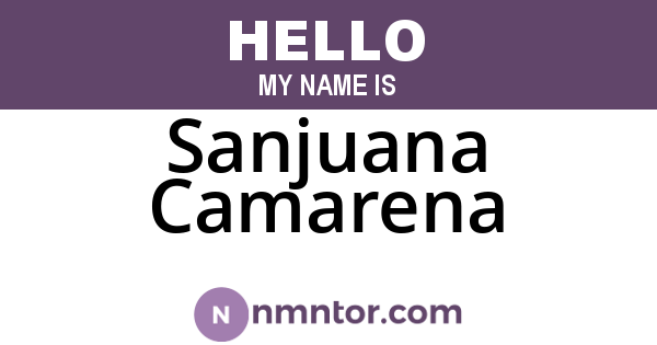 Sanjuana Camarena