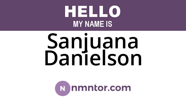 Sanjuana Danielson