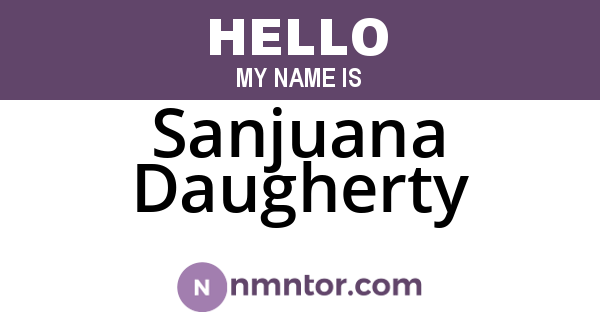 Sanjuana Daugherty