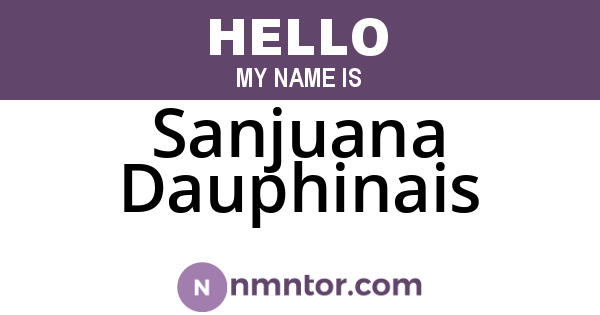 Sanjuana Dauphinais