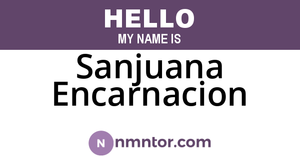 Sanjuana Encarnacion