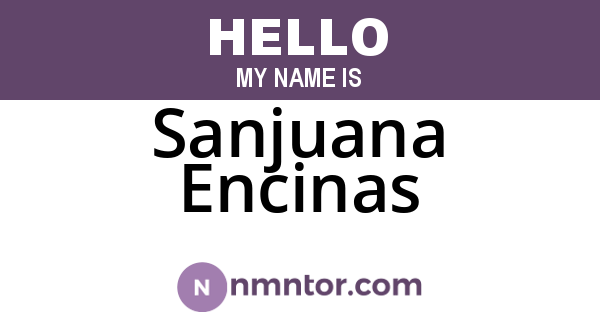 Sanjuana Encinas