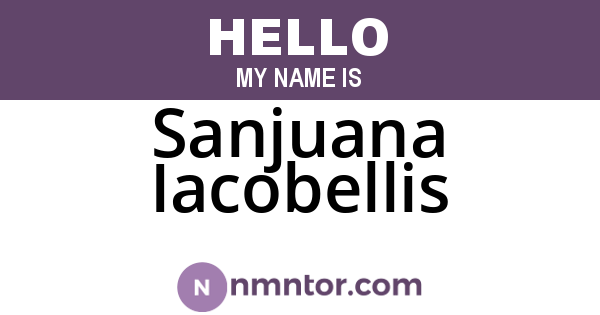 Sanjuana Iacobellis